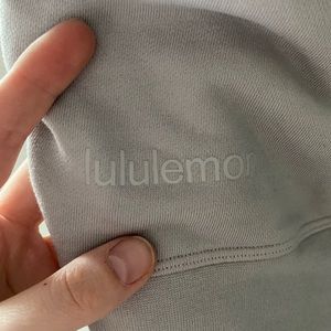 Lululemon cropped gray sweatshirt